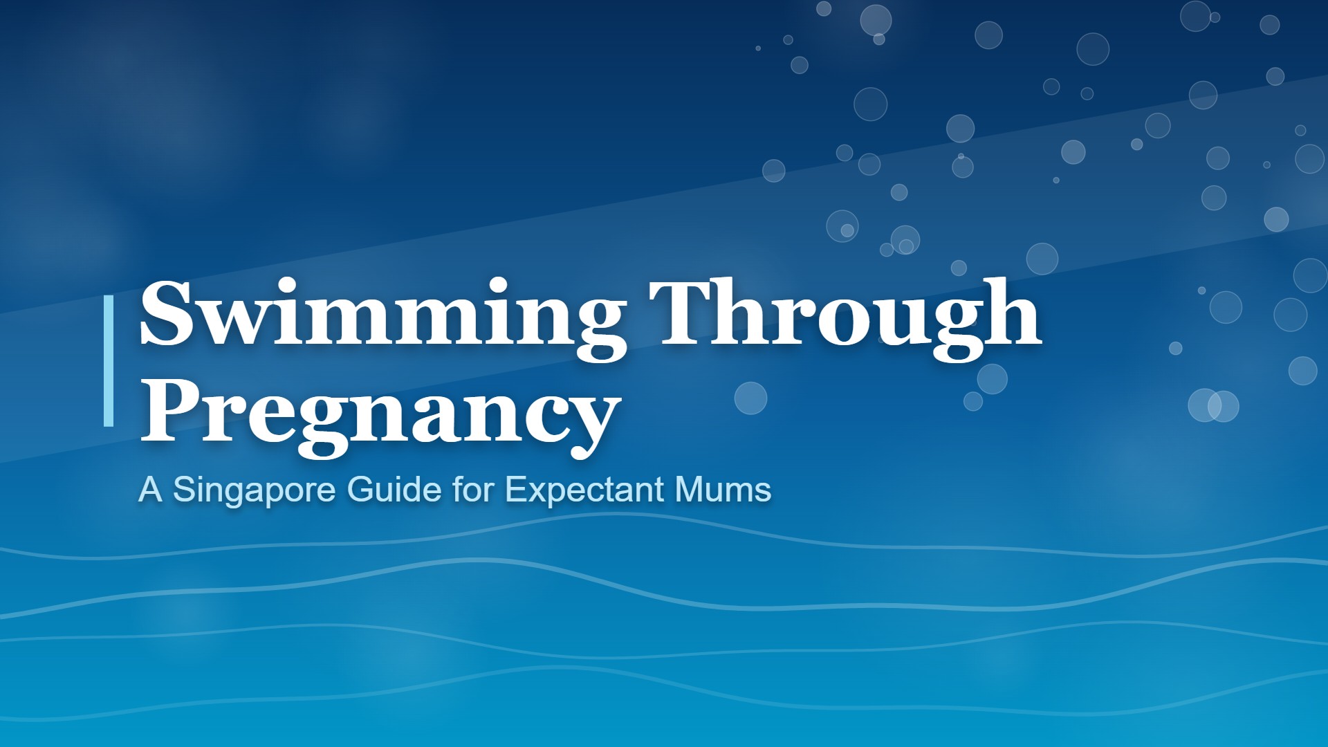 Swimming during pregnancy in Singapore - guide for expectant mothers